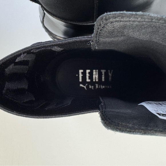 Fenty x Puma Chelsea Sneaker Boots Black Platform Creeper Sole 8.5 - Picture 11 of 14